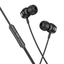 HOCO Type-C Wire Earphones with Microphone, Model M122, Black