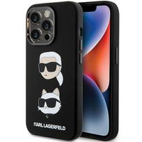 KARL LAGERFELD case for IPHONE 15 Pro KLHCP15LSDHKCNK (Silicone KC) black