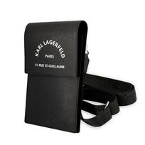KARL LAGERFELD universal bag for mobile devices KLWBSARSGK (Embossed RSG) black