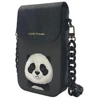 NIMMY 3-in-1 phone bag + wallet + GPS cover BIG EYED PET 2.0 Panda black
