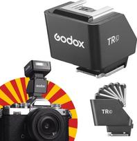 "Godox TR-C TTL Hot Shoe Riser Extender Hot Shoe Extender", skirtas "Canon", suderinamas su T30PRO-C, IT20-C IT22C mini blykste ir X3C, X3PRO-C, XPRO-C trigeriais, 30 mm aukščio prailginimas su pakreipimo mechanizmu