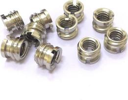 10 vnt. aliuminio lydinio 1/4 į 3/8 perdavimo jungties varžto adapteris fotoaparato trikojui "Hot Shoe Socket" blykstės plokštei Greitas išardymas Nuotraukų dalys Priedai