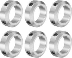 6 vnt. varžtų kaklo rinkinys 25 mm skylės aliuminio lydinio veleno apvadai 38 mm OD 12 mm pločio ašies batai, skirti linijiniam strypo veleno vadovui