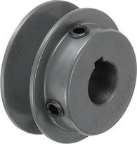 AK20-5/8 V formos diržo skriemulys, 5/8" kiaurymė, 2" išorinis skersmuo, vieno griovelio audimo diskas, kiaurymė, ketus, diržo sekcija 4L arba vienam diržui