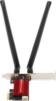 Dviejų antenų WLAN adapteris PCIE X16, 2,4 GHz / 5 GHz, 1200Mbps, WLAN kortelė staliniam kompiuteriui