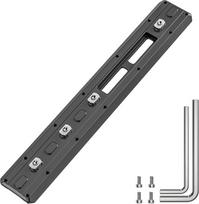 EVUMO ML240 MLOK "Arca Swiss" greitojo nuėmimo plokštelė, "MLOK Arca Rail" tipo greitojo nuėmimo plokštelė, 240 mm MLOK "Arca Rail" bėgelis, suderinama su "Arca Swiss" ir RRS "Dovetail" greitojo nuėmimo plokštelėmis, trikojais, rutulinėmis galvutėmis