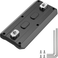 EVUMO ML80 MLOK "Arca Swiss" greitojo nuėmimo plokštelė, "MLOK Arca Rail" tipo greitojo nuėmimo plokštelė, 80 mm MLOK "Arca Rail" bėgelis, suderinama su "Arca Swiss" ir RRS "Dovetail" greitojo nuėmimo plokštelėmis, trikojais, rutulinėmis galvutėmis