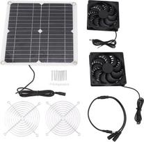 Für Solarpanel - 12 W 12V saulės kolektorių angetriebenes Dual -Lüfter -Kit mit effizienter Energieumwandlung
