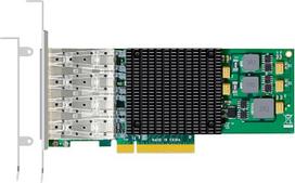 GLOTRENDS ST7322 4 prievadų 10Gb SFP+ tinklo kortelė (Ethernet PCIE NIC) su Broadcom BCM57840 valdikliu, PCIe 3.0 X8 sąsaja