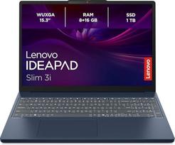 Lenovo IdeaPad Slim 3i nešiojamasis kompiuteris | 15,3 colių WUXGA ekranas nuo atspindžių | Intel Core i5-13420H | 24GB RAM | 1TB SSD | Intel UHD Graphics | Win11 | QWERTZ | Cosmic Blue | 3 mėnesių Premium priežiūra