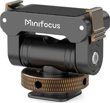 MINIFOCUS "Cold Shoe" veiksmo kameros magnetinis greitojo nuėmimo laikiklis, 160° pakreipimo ir 360° pasukimo kampu, universalus fotoaparato adapteris su 1/4" varžto skyle, skirtas "Osmo 360" / "Action 5 Pro" / 4/3