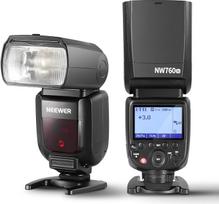 NEEWER NW760-N TTL blykstė Speedlite, suderinama su Nikon DSLR fotoaparatais, 76 Ws GN60 2.4G 1/8000 s HSS blykstė, TCM konversija, 230 blyksnių visu galingumu, 0,1-2,7 s blykstės perdirbimas