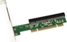 PCIe į PCI konverterio adapteris, skirtas prijungti PCI Express kortelę prie 32 bitų PCI prievado su PLX mikroschemų rinkiniu PEX8112