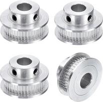 sourcing map GT-2 40T diržo skriemulys Sinchroninis ratas 8mm Bore Aliuminio Timing Belt Pulley 40T tinka plotis 6mm Timing Belt 3D spausdintuvas CNC mašinos 4pcs