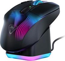 Turtle Beach Kone XP Air - Kabeliuotas, patogus ir ergonomiškas RGB žaidimų aparatas, "Bluetooth", optinis jutiklis 19K DPI, iki 100 stulpelių akumuliatoriaus ir laidelė - Schwarz