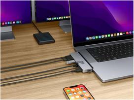 Hyper | HyperDrive DUO PRO 7-in-2 USB-C Hub for MacBook Air/Pro 2016-2020 | Ethernet LAN (RJ-45) ports 1 | HDMI ports quantity 1