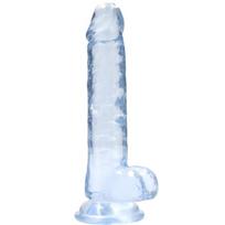 Falo imitatorius Crystal Clear (17 cm) (mėlynas)