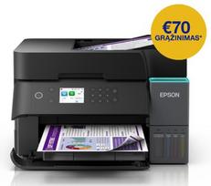 Epson EcoTank L6390 daugiafunkcis A4 spausdintuvas su „Wi-Fi“, ADT, dvipusio spausdinimo, skenavimo, kopijavimo, faksų siuntimo funkcijomis ir „AirPrint“ rašalo talpykla, kurios rašalo pakaks iki 3 metų