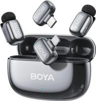 Boya wireless microphone mini 2-01 Lightning/USB-C, lunar silver