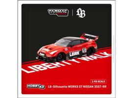 Tarmac Modeliukas 1/43 LB-Silhouette Works GT Nissan 350GT-RR Silhouette , black/red
