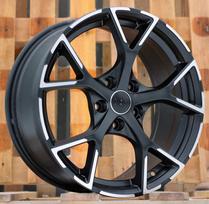 Ratlankis RACINGLINE 3S5997 R18x8 5x112 ET 40 CB 66.5 (Black Polished Half Matt) (700 kg)