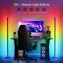 Išmanioji RGB grindų lempa, 2 vnt Grindų šviesos šaltinis