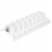 Dangčio stovas plastikinis stalčių organizatorius baltas 30x13,5cm 1vnt., 30 x 13,5 cm