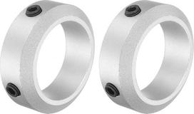 2 vnt. 50 mm skersmens aliuminio lydinio veleno apvadai 70 mm OD 22 mm pločio ašies batų, skirtų linijiniam strypo veleno vadovui
