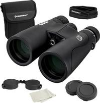 Celestron 72335 Nature DX ED 10x50 Fernglas für Natur- und Vogelbeobachtungen mit Objektivlinsen mit niedriger Streuung, vollvergütet mit BaK-4-Prismen, gummiarmiert, anlaufgeschützt und wasserdicht
