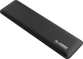 Glorious Gaming Padded Keyboard Wrist Rest (TKL, 17 mm stark) - gesteppte Ränder, glatte Stoffoberfläche, rutschfeste Gummibasis, mittlere Festigkeit, 360 x 100 x 17 mm - Schwarz
