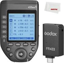 Godox FT433 S FT433-S TTL belaidis blykstės paleidiklis Sony fotoaparatams, integruotas belaidis 433 MHz dažnis, 1/8000 s, 0-100 m, LCD ekranas, 32 kanalai, 1-99 ID, priekinės ir galinės užuolaidos sinchronizavimas