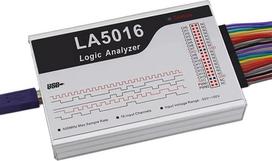 LA5016 USB loginis analizatorius su maksimaliu 500 m mėginių ėmimo greičiu 16 kanalų 10B mėginių