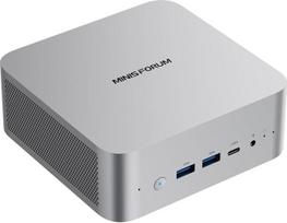 Mini kompiuteris MINIS FORUM M1 Pro-285H, "Intel Core Ultra 9 285H" (16C/16T, iki 5,4 GHz), 32GB DDR5, 1 TB PCIe 4.0 SSD, USB4, RAID, OCuLink, "Wi-Fi 7", BT 5.4, "Quad 4K" ekranas