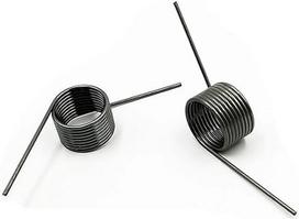 Torsioninė spyruoklė 10 vienetų Grįžtamosios spyruoklės Spyruoklė 65Mn plieno vielos skersmuo 0,7 mm (2,1 mm (3 ratai), 3,5 mm (10 vienetų), 0,7 mm (90 laipsnių))