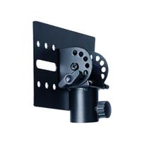 Pasukamas 35 mm metalinis trikojo garsiakalbio stovo adapteris, viršutinis dangtelis / 90° kampu reguliuojamas trikojo stulpo tvirtinimo adapteris scenai/renginiui juoda