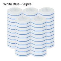 Vienkartinė tualeto šepetėlio galvutė, skirta Clorox tualeto valikliui užpildyti 20 vnt. namų apyvokos reikmenys White Blue - 20pcs