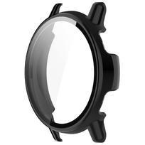 For Garmin Vivoactive 5 Apsauginis dėklas ir ekrano apsauga Dėklas For Garmin Vivoactive 5 Dėklas PC Pilnas dangtelis + Grūdintas stiklas Kietas dėklas juoda