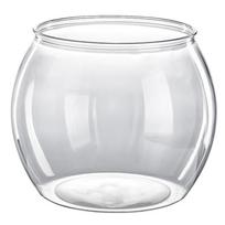Transparent Desktop Terrarium Shatterproof Round Goldfish Bowls 2 Sizes Without Burrs Multipurpose for for Home Desk Decoration 28CM gryna