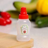 2 vnt. Mini padažo buteliukai, papildomi ketchupo, medaus, salotų indai, buteliukai, nešiojami padažų indai, pietų dėžutė, padažų dozatoriai, dėžutė