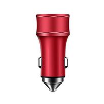 36W Dual USB Type-C Fast Car Charger with Metal QC3.0 PD01 pilka