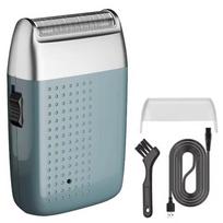Itin švarus elektrinis skustuvas Saugus Tylus veikimas Rotacinis elektrinis skustuvas Profesionali įkraunama vyrų barzdos kirpimo mašinėlė electric shaver mėlyna