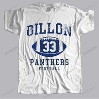 vyriškas firminis marškinėlis šaunus t-shirt aukštos kokybės penktadienio vakaras Dillon Panthers tim riggins dillon 33 t-shirt Camisetas Audinys panthers S