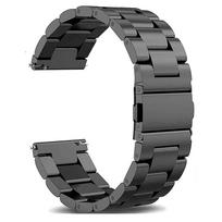 20 mm 22 mm metalinis dirželis, skirtas Huawei Samsung Galaxy Watch 4 Classic 46 mm/42 mm apyrankės diržas, skirtas laikrodžiui 5/4 44 mm/40 mm 5 Pro / Huawei laikrodžio apyrankė 20mm sidabras