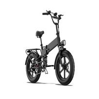 URLIFE T5 20  Sulankstomas elektrinis dviratis su 48V 13Ah baterija juoda