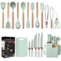 ZISIZ 19-Piece Silicone Kitchen Utensil Set