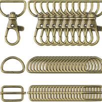 Swivels Snap Hook, Metal Drings, Triglide Slide Buckles for DIY Handbag Purse 1