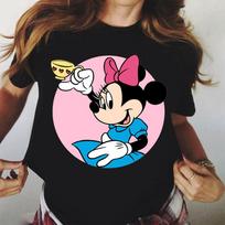 2025 Disney Mickey Mouse Cute Harajuku Ullzang Fashion Top Family Parent-Child Top 100% Pure Cotton Printed Leisure T-shirt XL