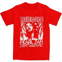 100% Medvilnės Viršutiniai Marškinėliai T-shirt Vintažiniai Marškinėliai Spausdinti Vyriški Punk Muzika Soundgardern Marškinėliai Prekės Rock Pearls Jams vasariniai viršutiniai S
