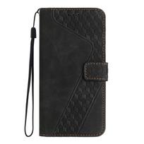 Dėklas Samsung Galaxy A5 2017 3D Geometrinis Piniginės Telefono Dėklas ant sFor Coque Samsung A5 2017 SM-A520F A 5 A3 2017 Odinis Viršelis A5 2017 A520 šviesiai violetinė spalva