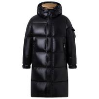 SNOWFLYING X2501419588FX Unisex ilgas gobtas pūkinis paltas S juoda